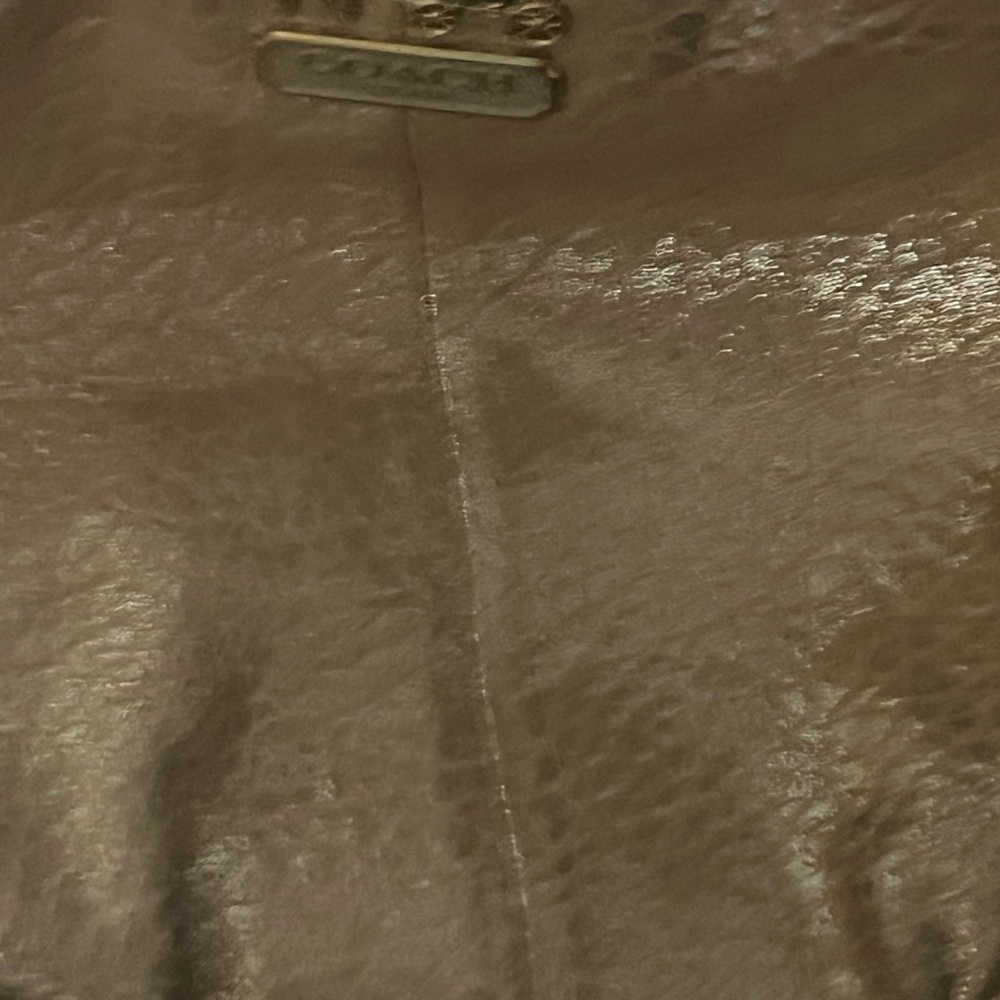 Coach gold, boho, shoulder/hand bag